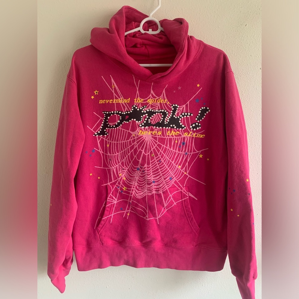 Nevermind the  spider pink here’s the slime SP5DeR Hoodie Small Men’s